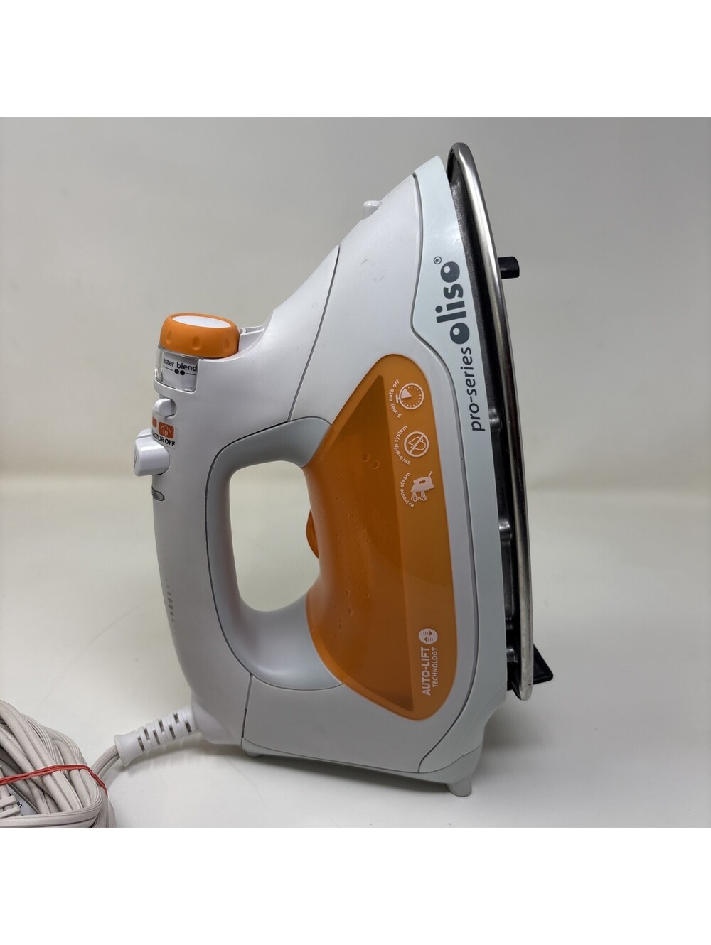 Oliso TG1600 Pro Series Smart Iron Auto Lift Technology 1600W Orange